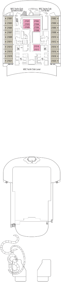 Choose your cabin on Valletta Deck             